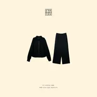 OYBN欧阳贝妮【LuLu】微胖大码立领卫衣休闲裤时尚两件套装5663