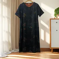 1469猫狗日记裙妈妈装高贵新款妈妈装洋气收腰过膝法式
