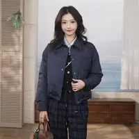 【流光风穿搭】茵曼25冬季轻薄保暖羽绒服休闲百搭短款外套