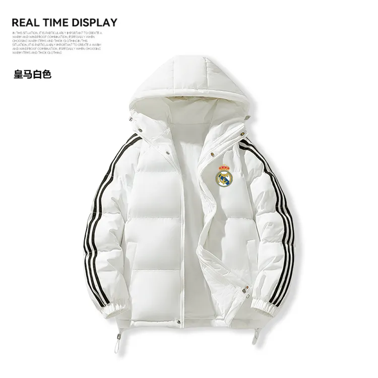 【高品质】冬季加厚保暖防寒棉衣百搭时尚外套棉足球保暖棉衣