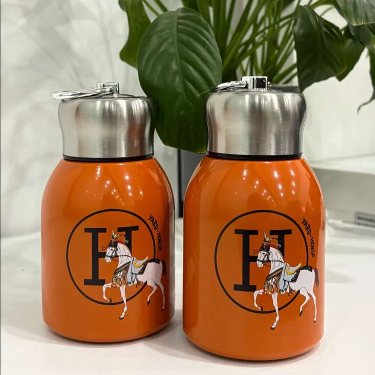 新款胖丁爱马仕橙（300ML）316不锈钢水杯子爆款2025高颜值保温杯