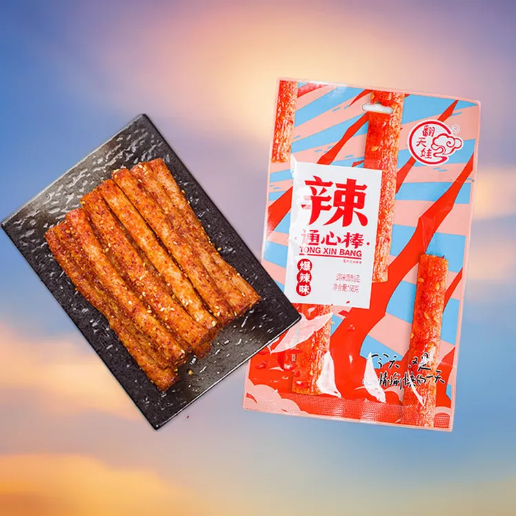 办公室翻天娃通心棒辣条经典热销爆辣好吃的魔术丝小时候儿时怀念