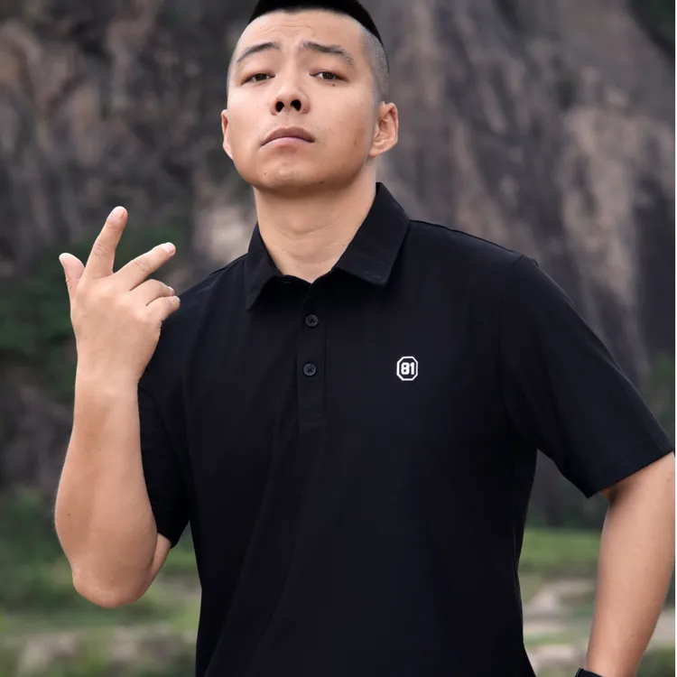 速干冰丝体能透气运动POLO衫户外运动休闲吸湿商务翻领男女同款