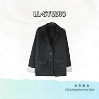 妙兮·LL秋季新款时尚休闲气质百搭宽松显瘦针织外套*20252631