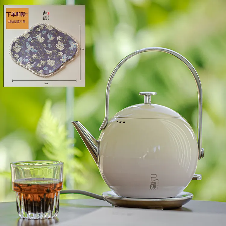 已颜烧水壶2025新款泡茶专用自动断电高颜值304不锈钢电热水壶