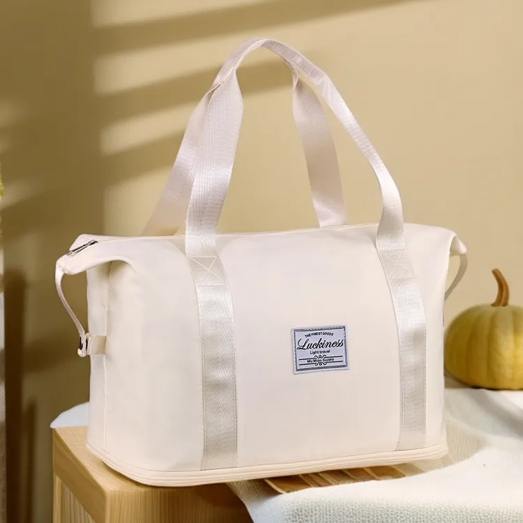 大容量旅行包女手提防水牛津布干湿分离可扩展轻便出差收纳旅行袋