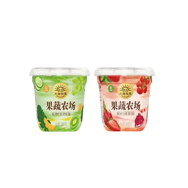 北海牧场果蔬农场300g*8杯酸奶0蔗糖发酵乳草莓番茄蜜瓜猕猴桃0糖