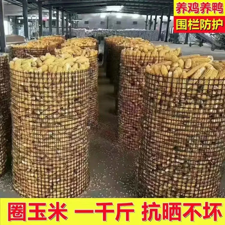 加厚圈玉米网/加厚养殖网屯玉米网/圈猪羊专用网围栏网厂家