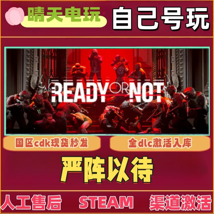 【可联机】严阵以待 严正以待 全球区 steam 激活码 CDKEY 电脑PC