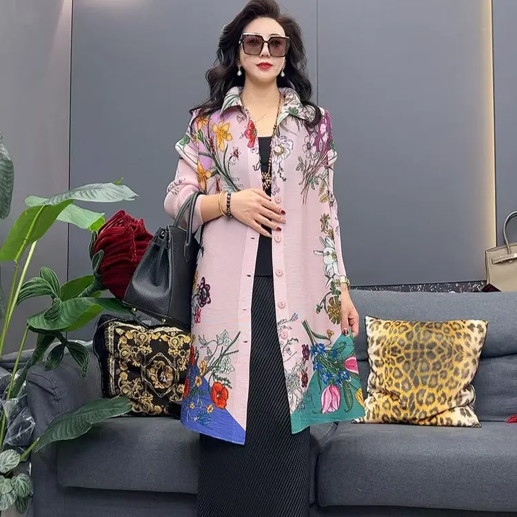 【美添】2025春季新款褶皱时尚百搭洋气时尚连衣裙女装