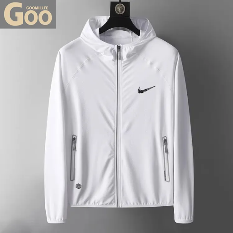 高档轻奢防晒衣男女夏季新款连帽外套透气防紫外线冰丝钓鱼防晒服