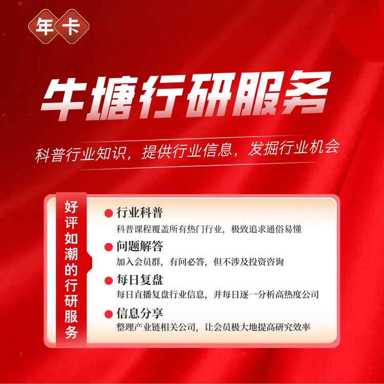 牛塘行研服务（年卡）商品图