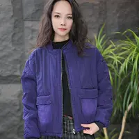 JJ【炒色棉衣】女短款常规袖收口袖保暖棉服棉衣连帽休闲女士时尚