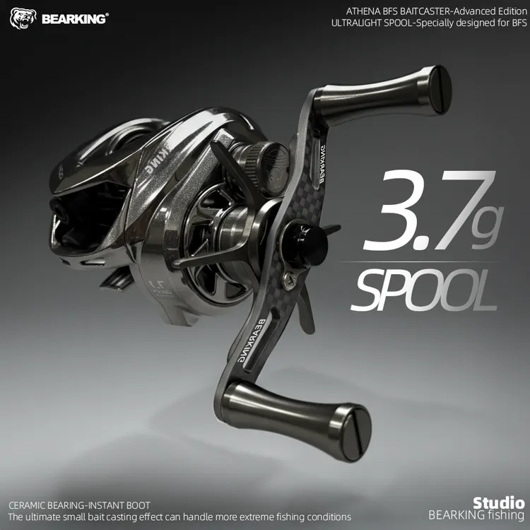 熊王路亚雅典娜水滴轮25年旗舰满配精细磁力刹车稳定抛投不炸线