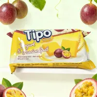 【保质期至26.6.15】越南进口 Tipo百香果乳酸味面包干60g*6包