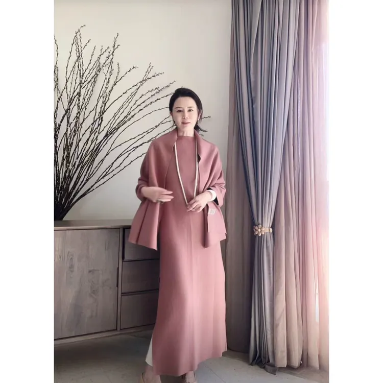璇之恋·王璇优雅连衣裙长款衣长128cm/短款衣长120cm