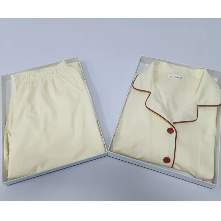 莫代尔情侣家居服套装夏季休闲轻奢套装睡衣时尚居家长裤薄款宽松