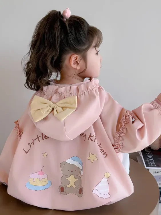 【现货】女童外套春秋2025新款洋气时髦儿童秋装夹克女宝秋季外套