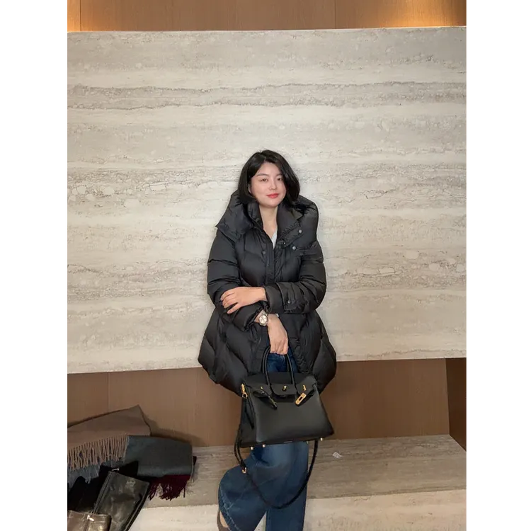 TANTAN冬季轻奢大牌时尚款百搭鹅绒服4211