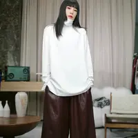 infobyfive2025秋冬新款二代高领长袖大版打底衫一店NF0509028