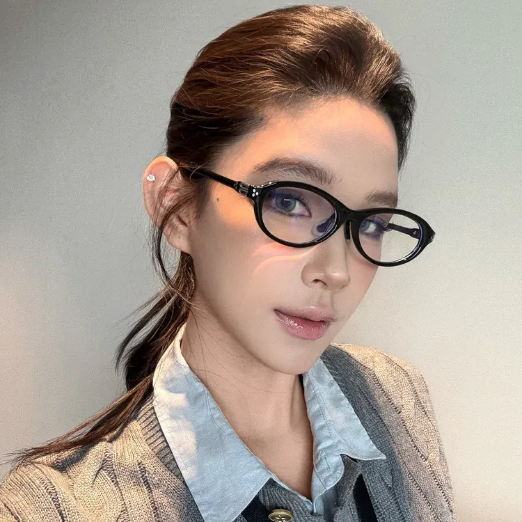 弗瑞姆眼镜框书呆子小框女素颜ins防蓝光近视可配度数平光镜架180