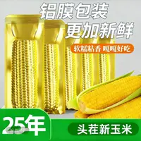 【25年头茬8斤大棒】东北金铝黄香糯玉米300-380克12只（试吃4根）