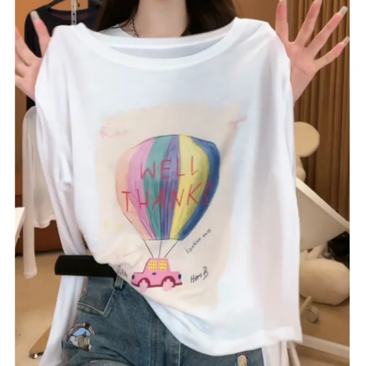 2025夏季新款设计感T恤薄款长袖上衣LK2503926