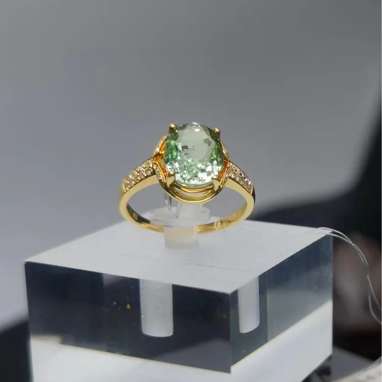 18K金碧玺戒指3.157ct