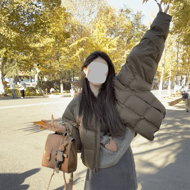 韩版2025冬季新款宽松保暖加厚面包服棉服女