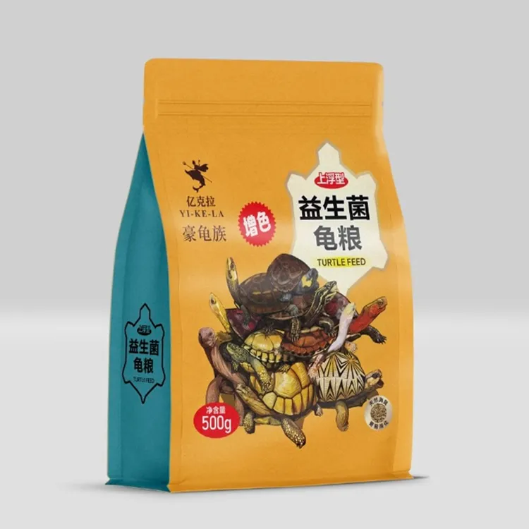 亿克拉·豪龟族·增色益生菌·乌龟饲料通用龟粮鱼专用食物粮500g装