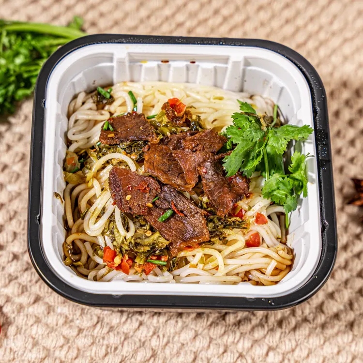 粉小德常德牛肉粉（6种口味组合）自热款户外必备