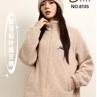 男女同款潮流泰迪绒保暖上衣8135