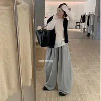 9255·弯刀卫裤 K# 东大门加厚圈圈休闲弯刀卫裤·