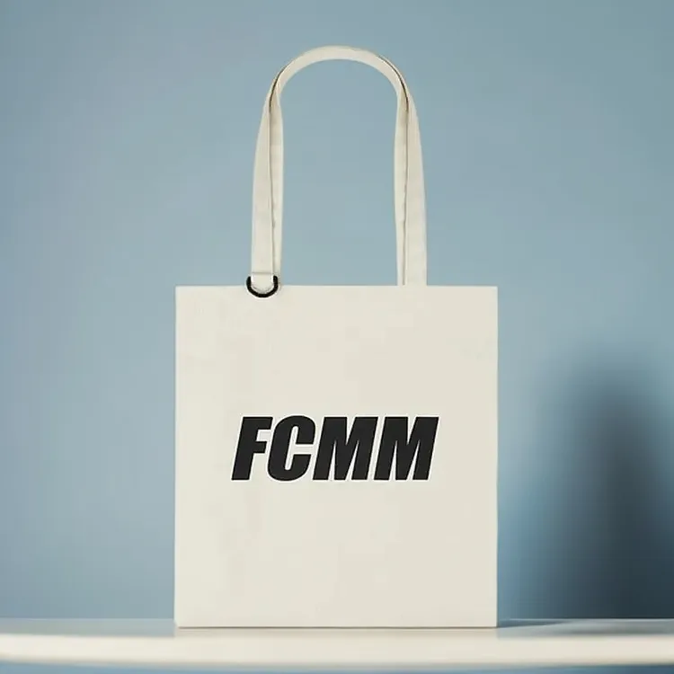 FCCN-6010帆布袋女夏季新款大头围便携潮手提袋运动裤印花米色