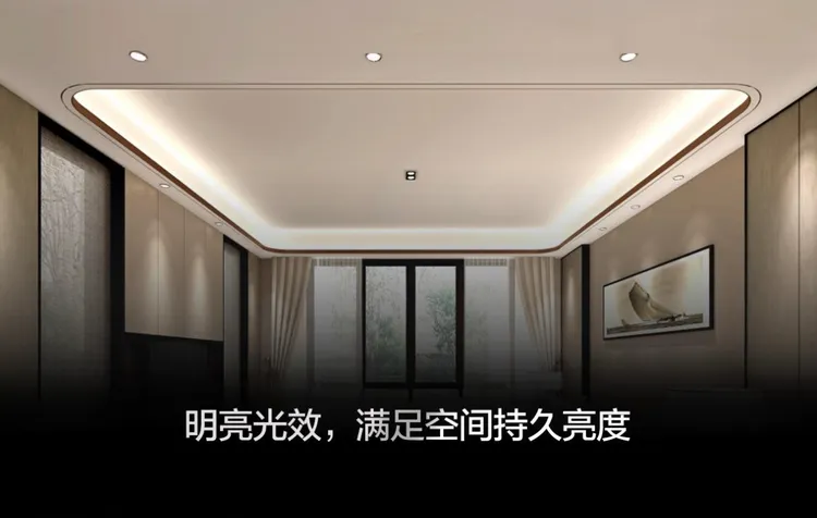 西蒙灯带led客厅吊顶2835高压灯带灯线长条顶柜台霓虹灯软条暖白 