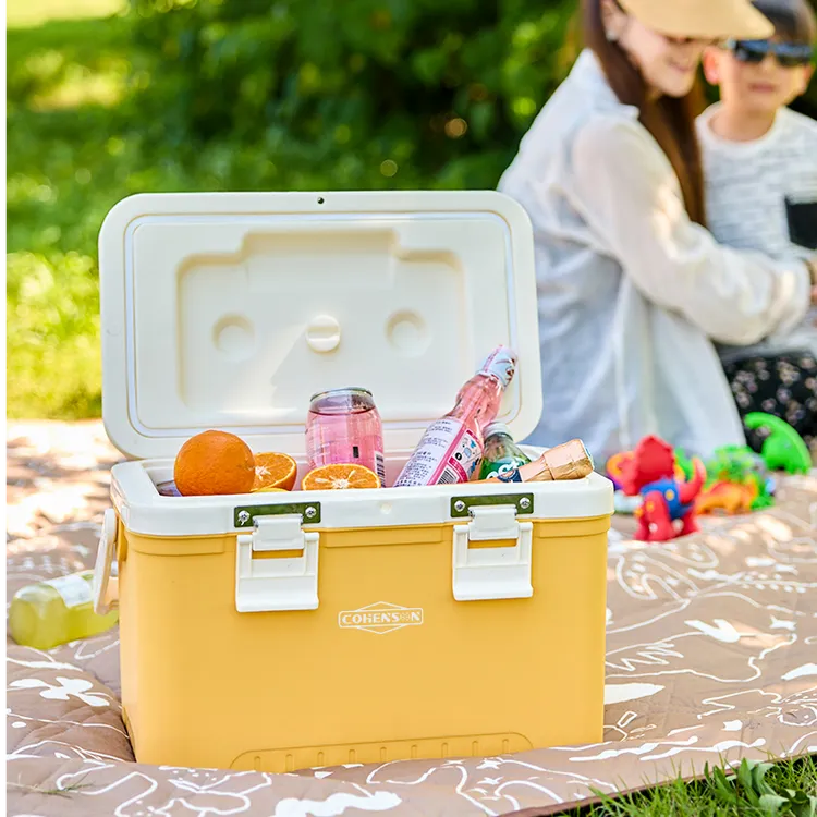 13.5升保温箱冰块冷藏箱家用户外露营便携式车载冰桶商用摆摊冰箱