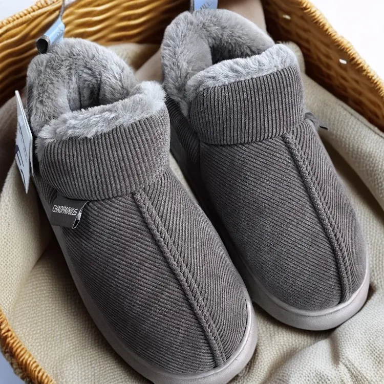 男防滑秋冬保暖加绒护士包跟软底踩屎感2025新款