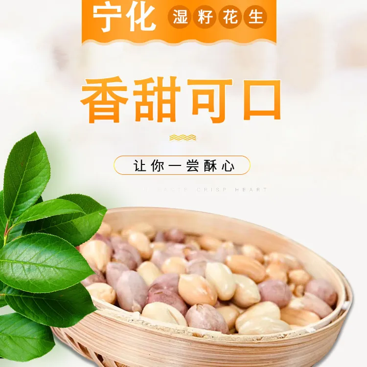 2025年[仁玲助农专属] 手工非遗湿籽花生原味带壳坚果零食炒货