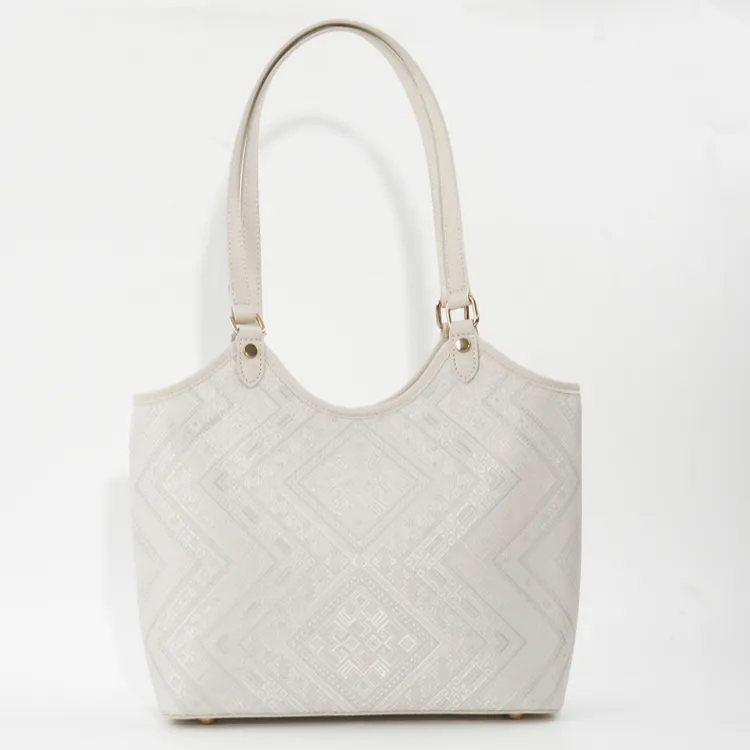 广西非遗时尚壮锦托特包通勤风小挎包大容量腋下托特包2025单肩包