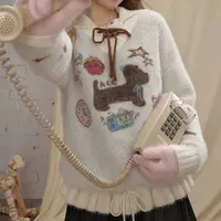 L衣长60    58314【巴黎日记】毛衣