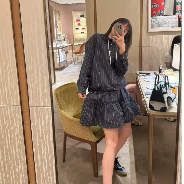 BETTERJOELAY-【河边月色】全棉高端套装时尚百搭简约休闲风 TWL068