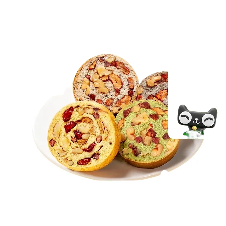 碧翠园坚果车轮面面包全麦吐司欧包早餐糕点孕妇杂粮代餐休闲零食