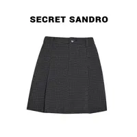 【千鸟格】【多娜&Secret Sandro粉丝专享】半身裙 B84226274N