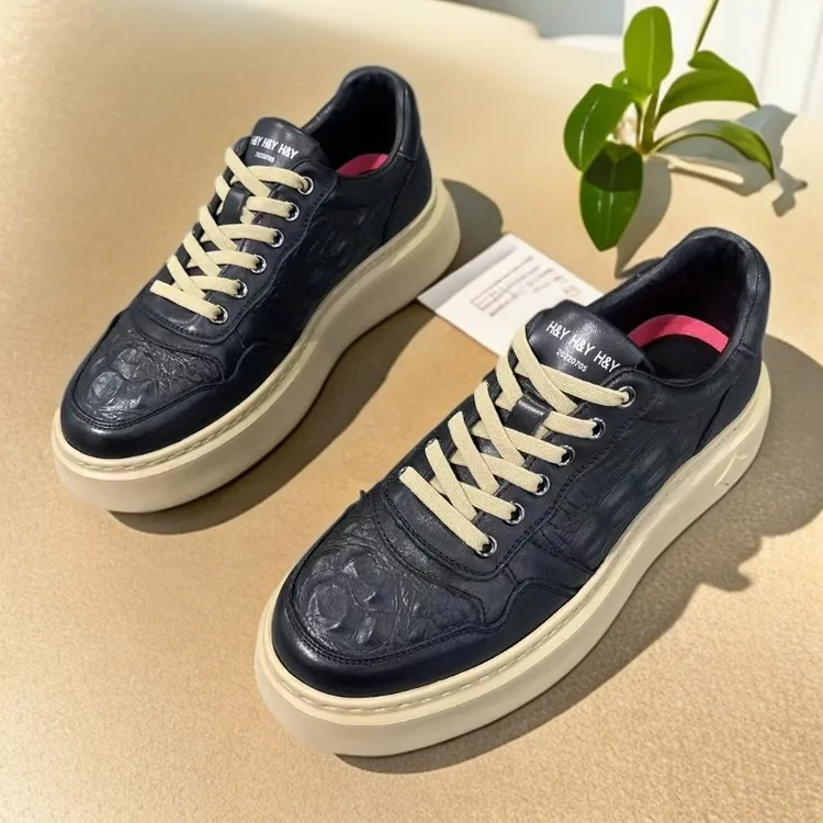 菲泽世佳牛皮爆款男士皮鞋男款爆款干净痞帅男士网红鞋子男鞋新款