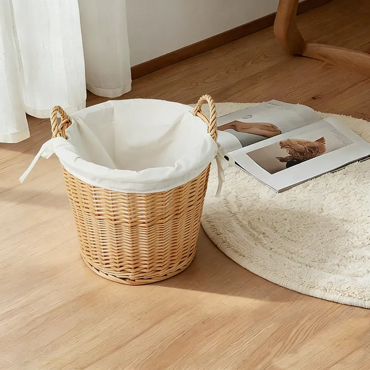 柳编脏衣篮大容量洗衣篮脏衣服收纳筐藤编衣服收纳筐收纳脏衣篓