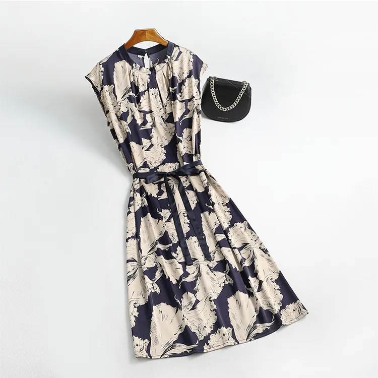 2025新款真丝连衣裙气质女神