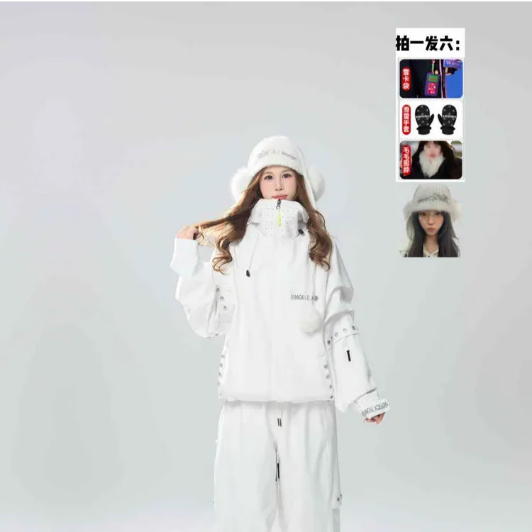 NO1.NW26年新款钉钻滑雪服防水情侣