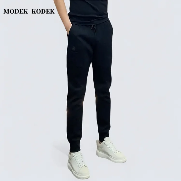 MODEK KODEK时尚潮牌修身直筒休闲卫裤男士春秋百搭小脚纯色长裤