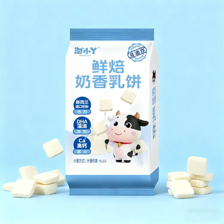 鲜焙奶香乳饼非油炸营养高钙老人放心吃的休闲小零食HZ001