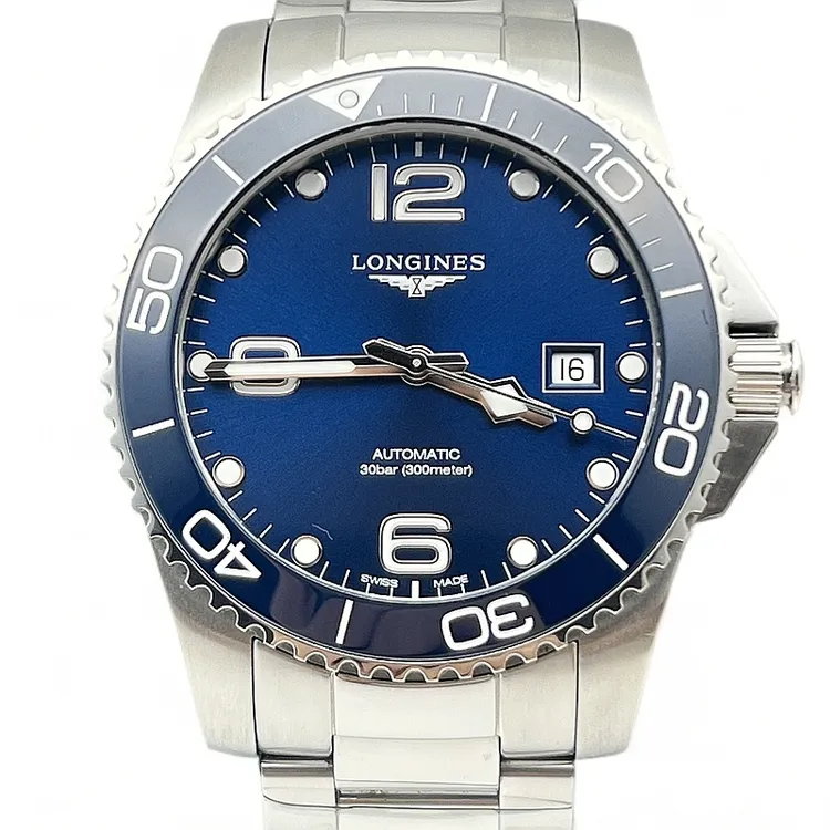 99新 Longines/浪琴 康卡斯/臻耀/男机械蓝盘/781/公价14600/41MM